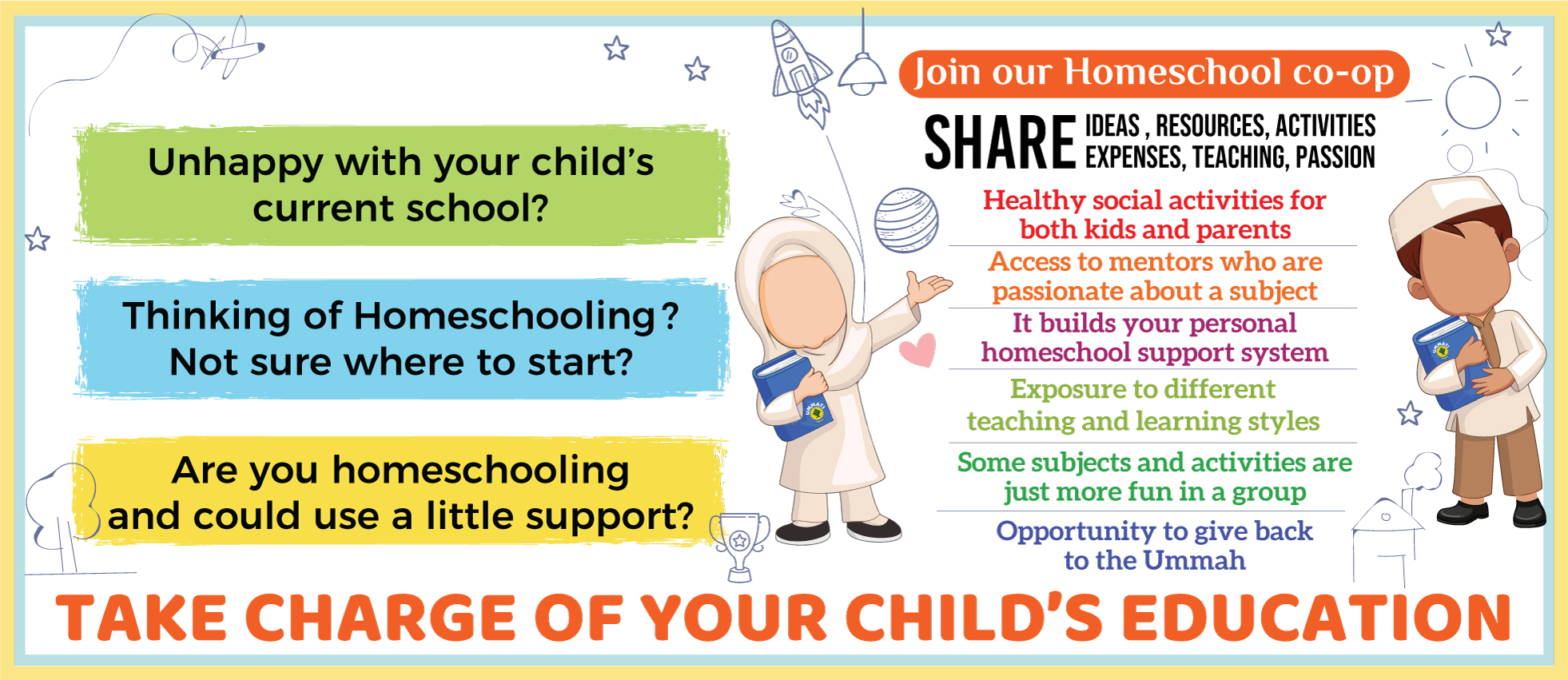 Homeschool Co-op - Better Together as an UMMAH